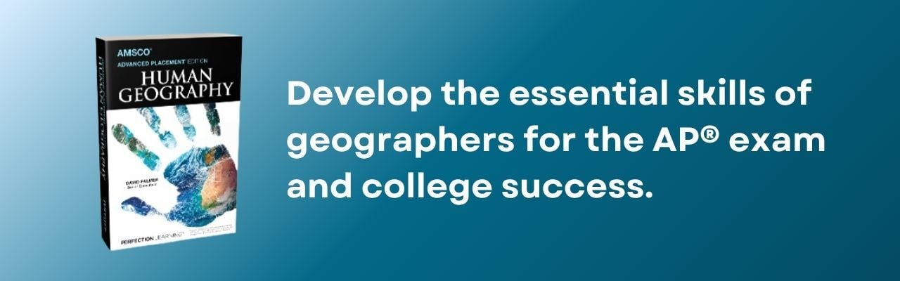 AP Human Geography 2nd Edition cover - Develop the essential skills of geographers for the AP exam and college success.