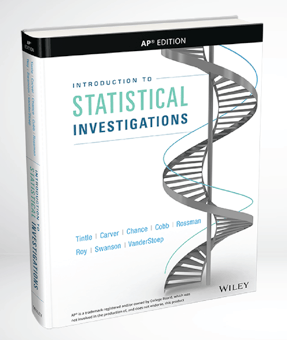 Introduction to Statistical Investigations, AP edition—Wiley cover