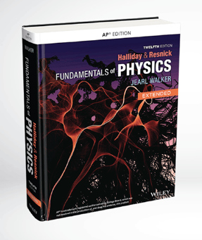 Halliday & Resnick Fundamentals of Physics, AP edition, 12th edition—Wiley cover