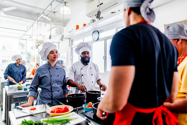 Photo of a cooking class