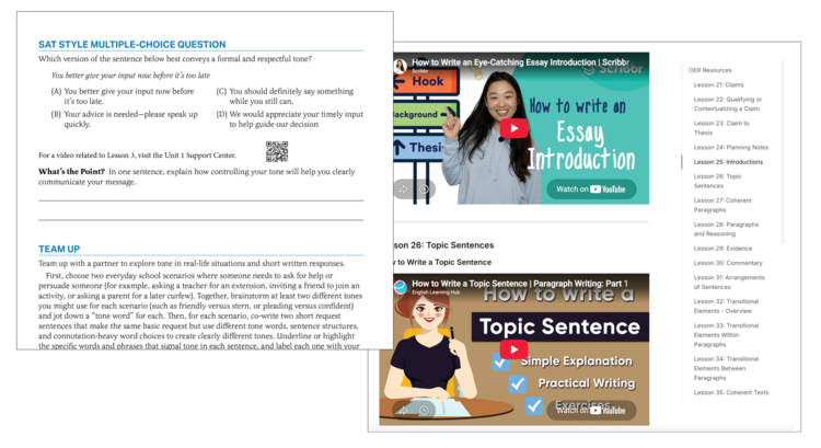Foundations of Advanced Composition QRCode and Video