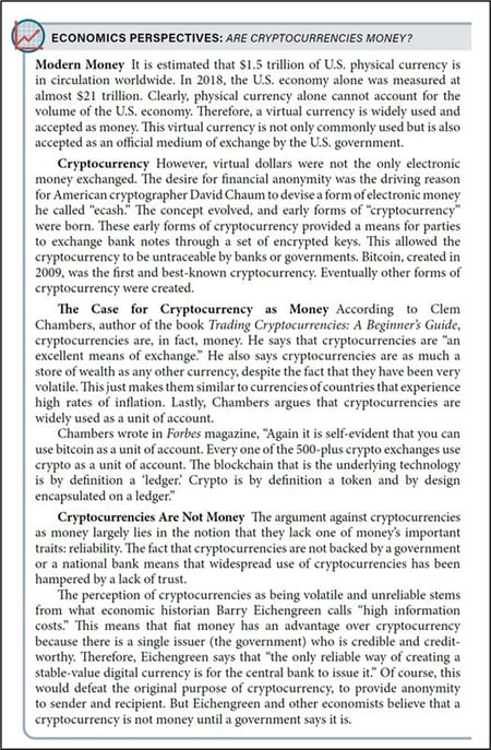 Advanced Placement Macroeconomics Economics Perspectives sample page