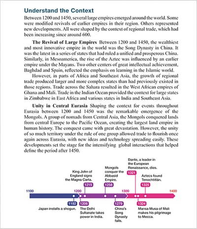 Advanced Placement United States History Readability sample page