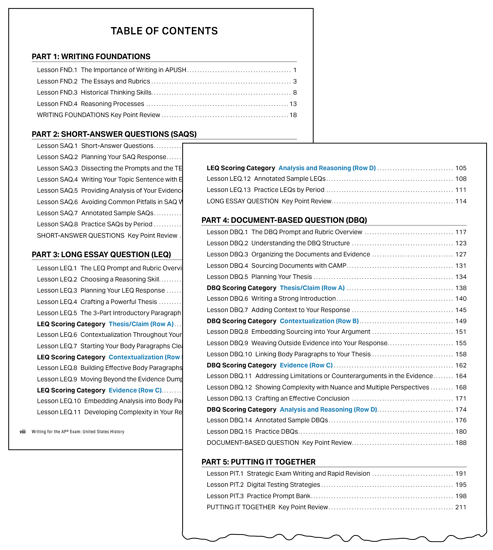 Screenshot preview of TOC