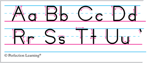 Benson Handwriting desk strip image