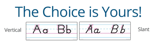 Benson Handwriting Slant versus Vertical choice image