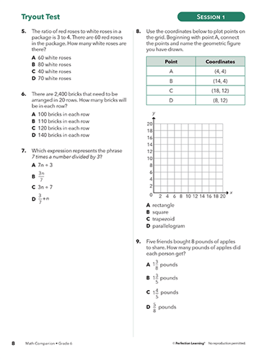 Math Companion Tryout Test Image