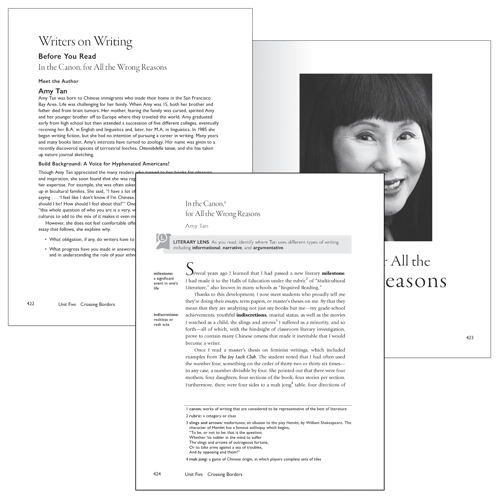 Connections: Literature High School Literary Analysis images