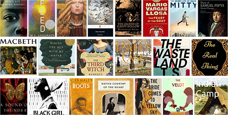 Connections: Literature High School novels and nonfiction cover images