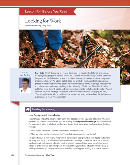 Connections: Literature Middle School Enable Deep Understanding Critical Thinking image