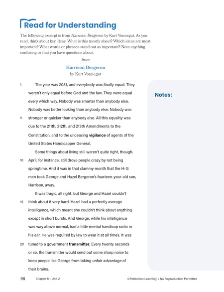 Connections: Reading Read for Understanding image