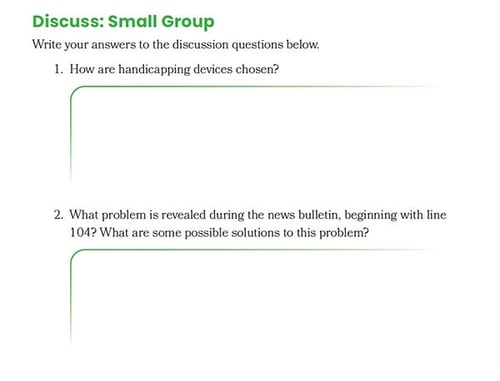 Connections: Reading Skill Focus Discuss image