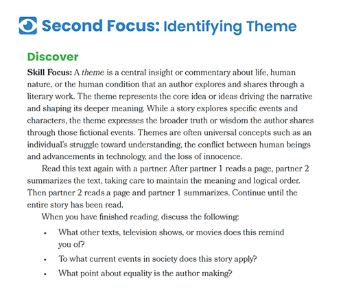 Connections: Reading Skills Focus Discover image
