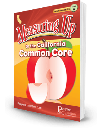 Measuring Up to the California Common Core for English Language Arts cover