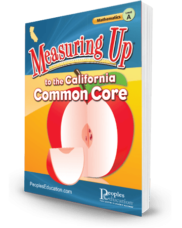 Measuring Up to the California Common Core for Mathematics cover
