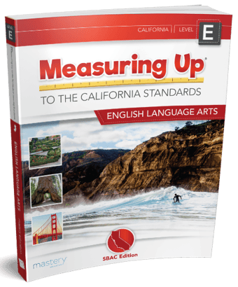Measuring Up to the California Standards for English Language Arts cover