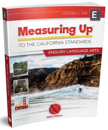 Measuring Up to the California Standards for English Language Arts cover