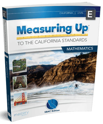 Measuring Up to the California Standards for Mathematics cover