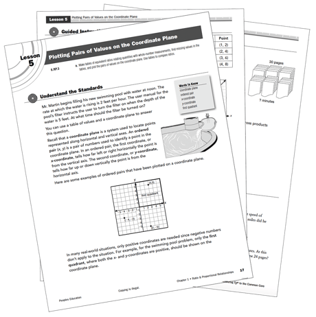 Measuring Up to the Common Core for Mathematics sample pages