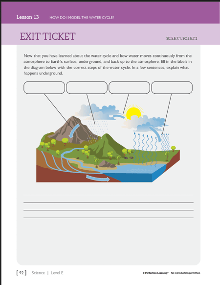 FL Science Exit Ticket