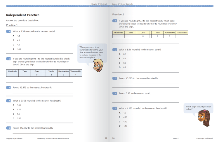 Found Math SE Independent Practice