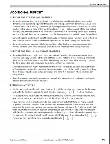 Found Math TE Additional Support 1