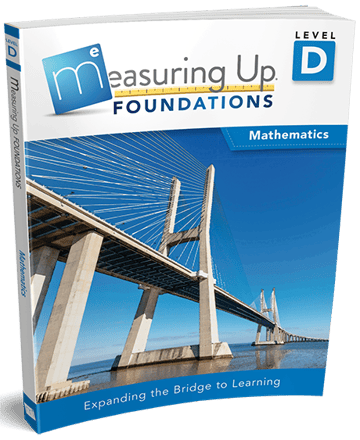 Measuring Up Foundations Mathematics student edition cover