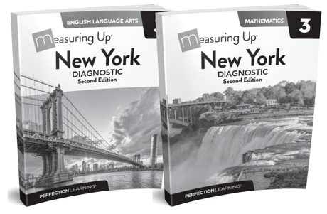 Measuring Up to the New York Diagnostic Tests covers for ELA and Math