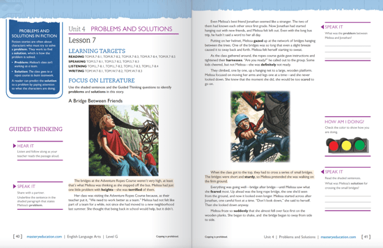 Measuring Up for English Language Learners Preparing for the NYSESLAT student edition pages