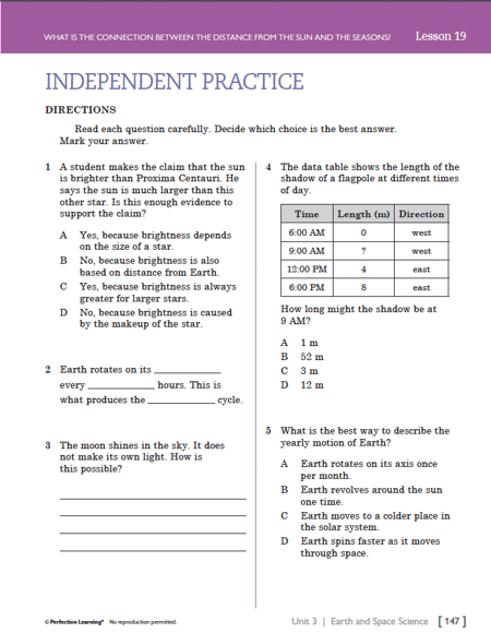 NY Science Independent Practice