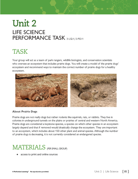NY Science Performance Task