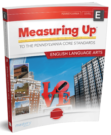 Measuring Up to the Pennsylvania Core Standards for English Language Arts cover