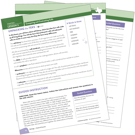 EOC Biology 3 page spray