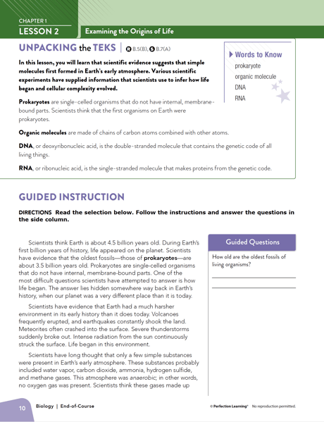 EOC Biology Introduction