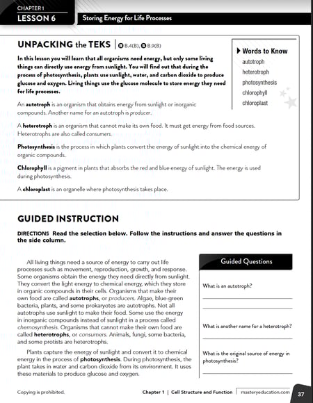 TX EOC Bio Intro