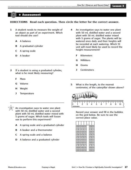 TEKS Science Assessment