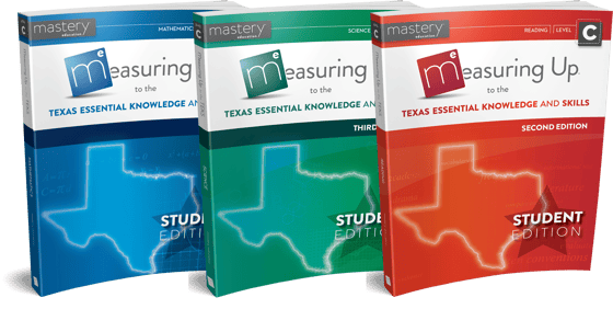 Measuring Up to the TEKS Math Science and Reading covers