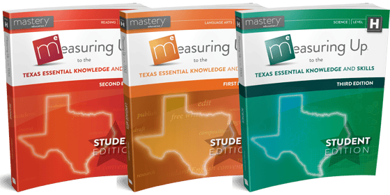 Measuring Up to the TEKS Reading, Language Arts, and Science covers
