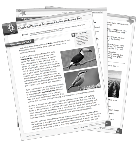 TX Express Science SE pages