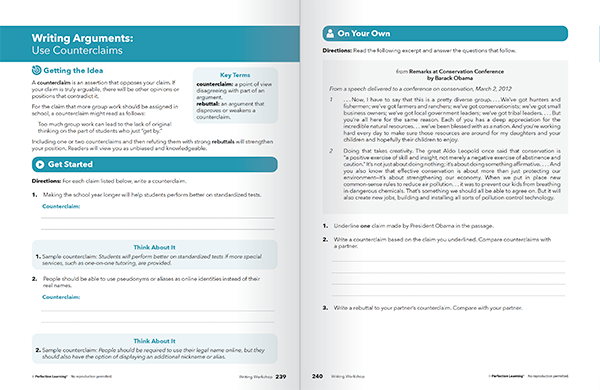 New York English Language Arts Writing Arguments lesson image