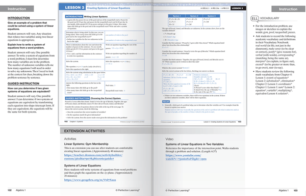 New York Next Generation Mathematics teacher edition sample pages