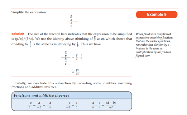 Example from Wiley Precalculus book