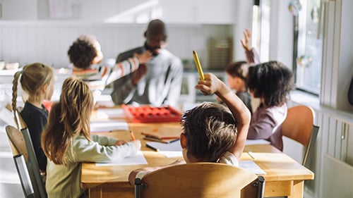 Elementary school classroom