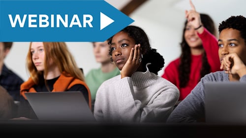 High school students listening intently in classroom