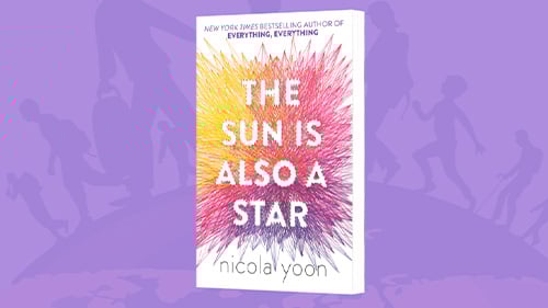 cover The Sun Is Also a Star against a purple background