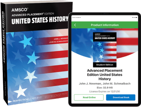 Advanced Placement United States History cover and iPad