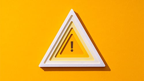 Yellow alert icon