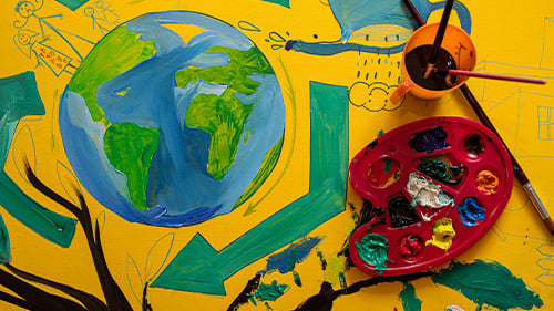 Earth day painting