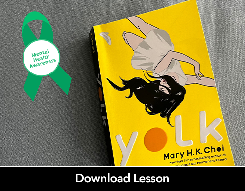 Book with yellow cover and Asian American girl on the cover. Title reads 